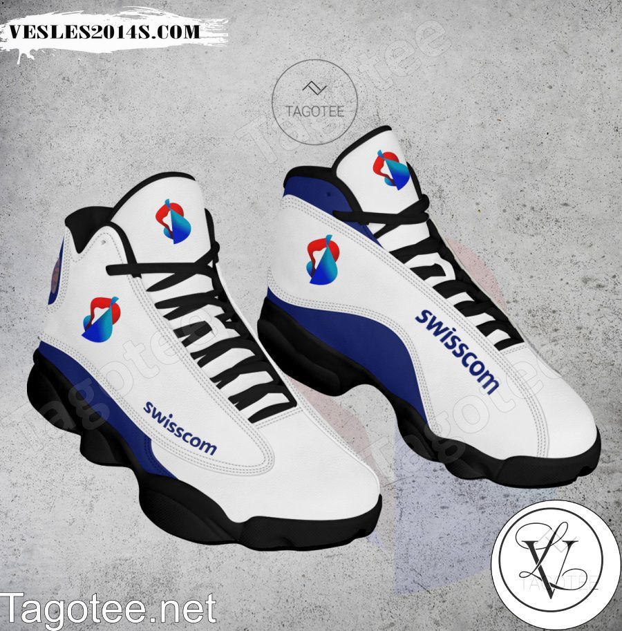 Swisscom Logo Air Jordan 13 Shoes - BiShop-a