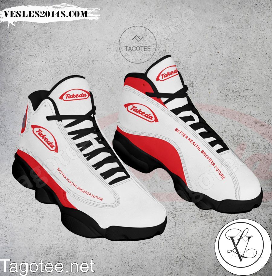 Takeda Pharmaceutical Logo Air Jordan 13 Shoes - BiShop-a