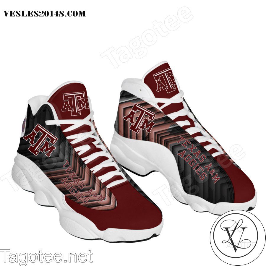 Texas A&M Aggies Air Jordan 13 Shoes-a