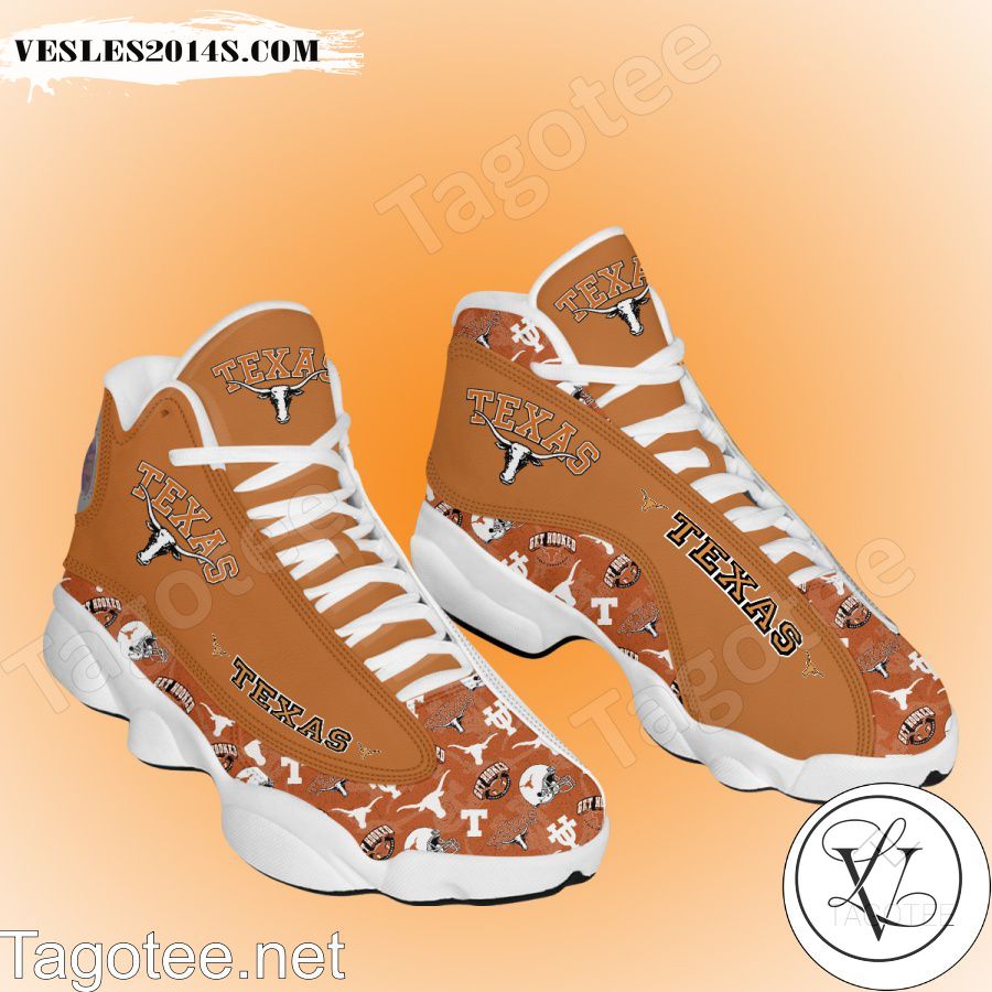 Texas Longhorns Air Jordan 13 Shoes-a