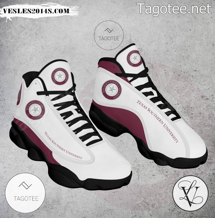 Texas Southern University Logo Air Jordan 13 Shoes - EmonShop-a