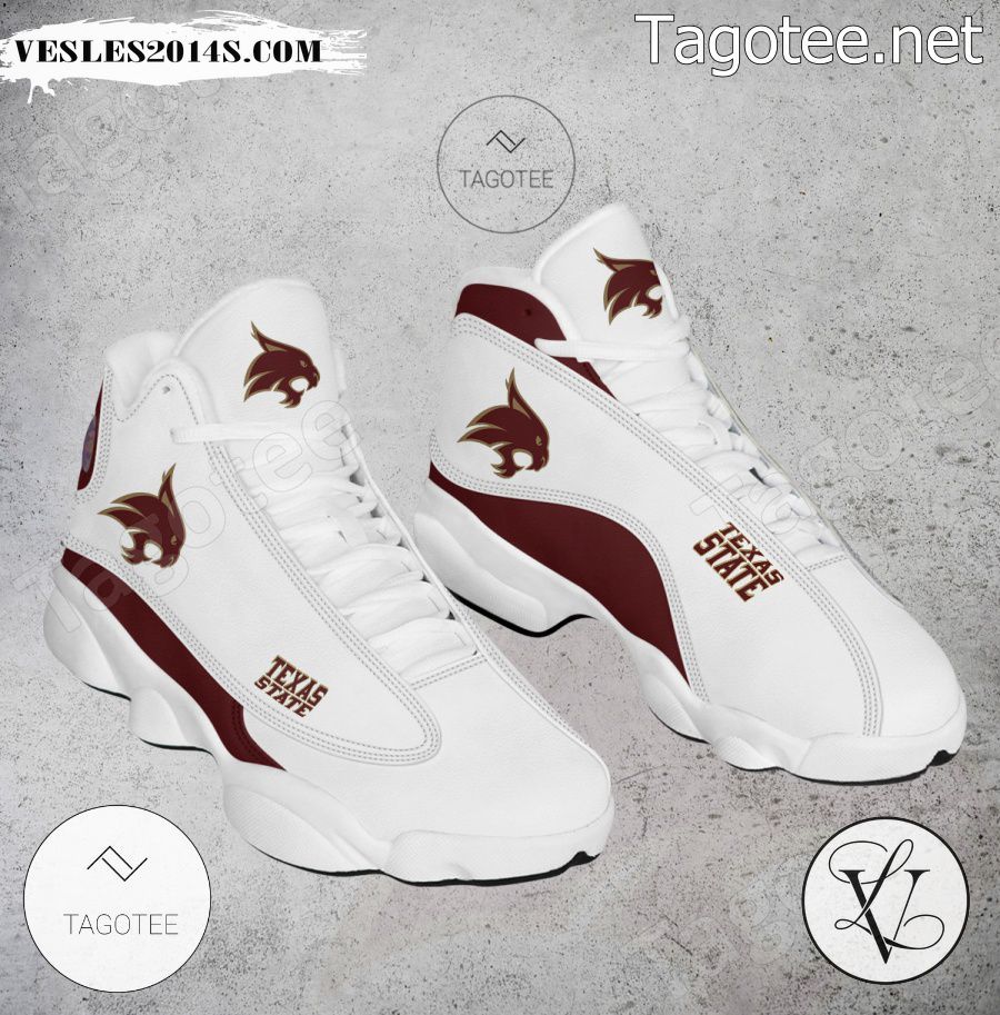 Texas State Bobcats NCAA Logo Air Jordan 13 Shoes Texas State Bobcats NCAA Logo Air Jordan 13 Shoes