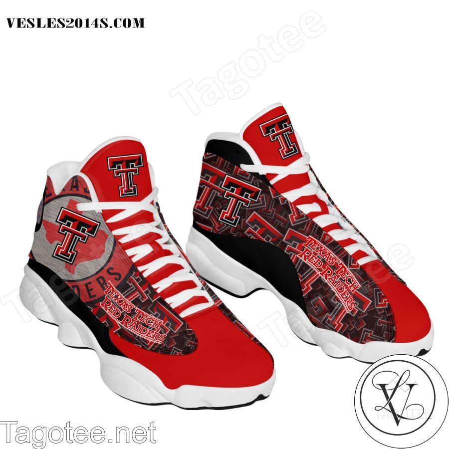 Texas Tech Red Raiders Air Jordan 13 Shoes-a