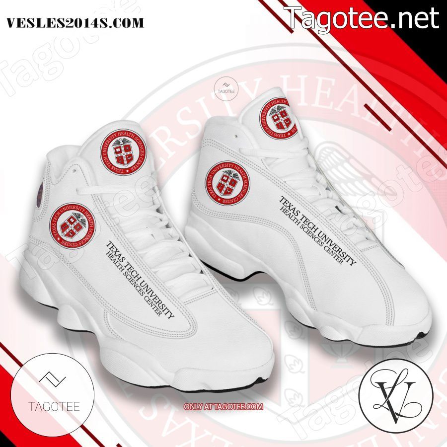 Texas-Tech-University-Health-Sciences-Center-Logo-Air-Jordan-13-Shoes-1