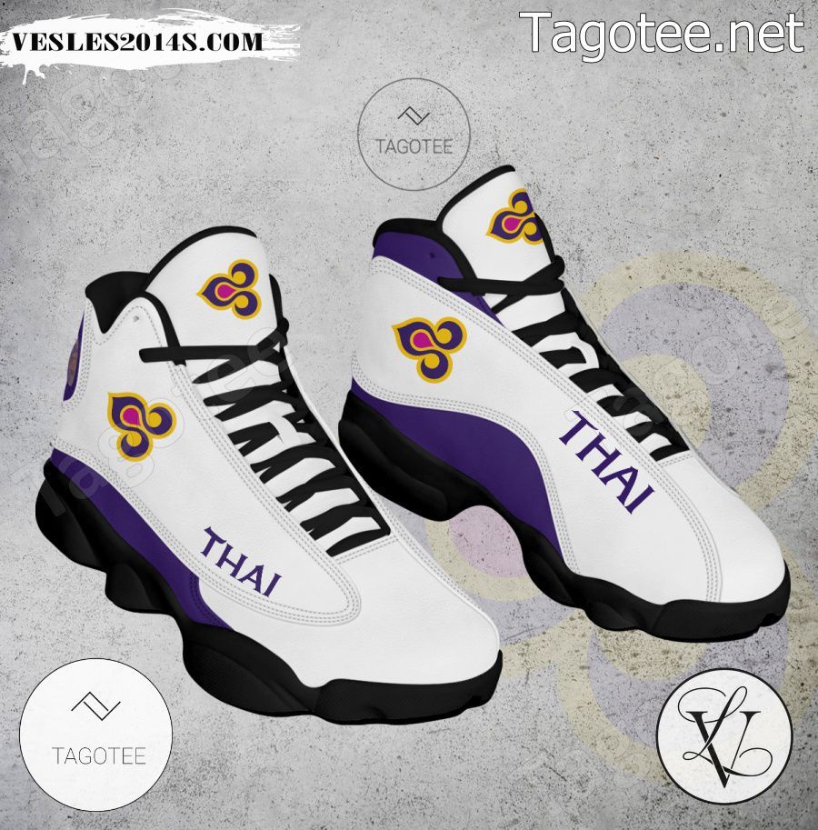 Thai Airways Logo Air Jordan 13 Shoes - MiuShop-a