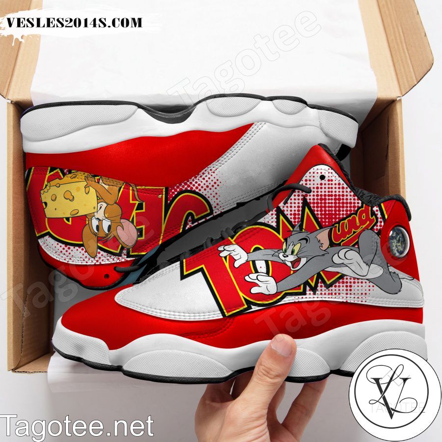 Tom And Jerry Red Air Jordan 13 Shoes Tom And Jerry Red Air Jordan 13 Shoes