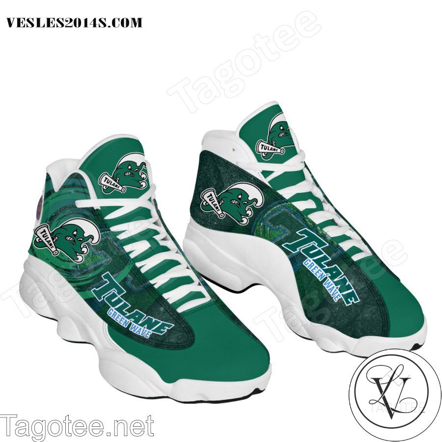 Tulane Green Wave Air Jordan 13 Shoes-a