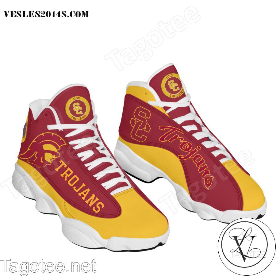 USC Trojans Air Jordan 13 Shoes-a