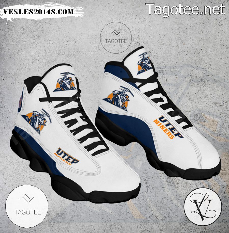 UTEP Miners NCAA Logo Air Jordan 13 Shoes - BiShop-a
