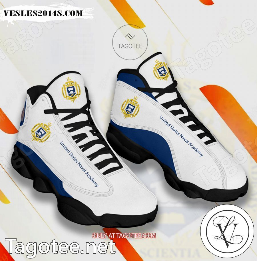 United-States-Naval-Academy Logo Air Jordan 13 Shoes - BiShop a