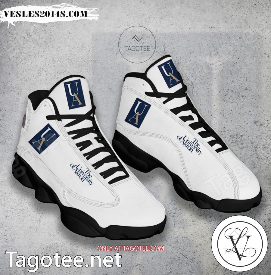 University-of-Akron Logo Air Jordan 13 Shoes - BiShop a