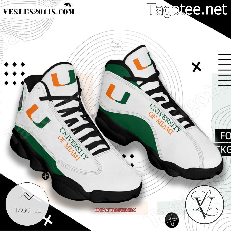 University of Miami Logo Air Jordan 13 Shoes University of Miami Logo Air Jordan 13 Shoes
