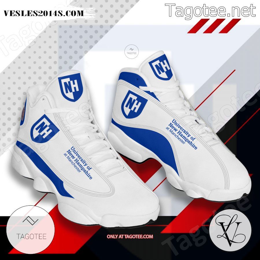 University-of-New-Hampshire-at-Manchester Logo Air Jordan 13 Shoes - EmonShop a