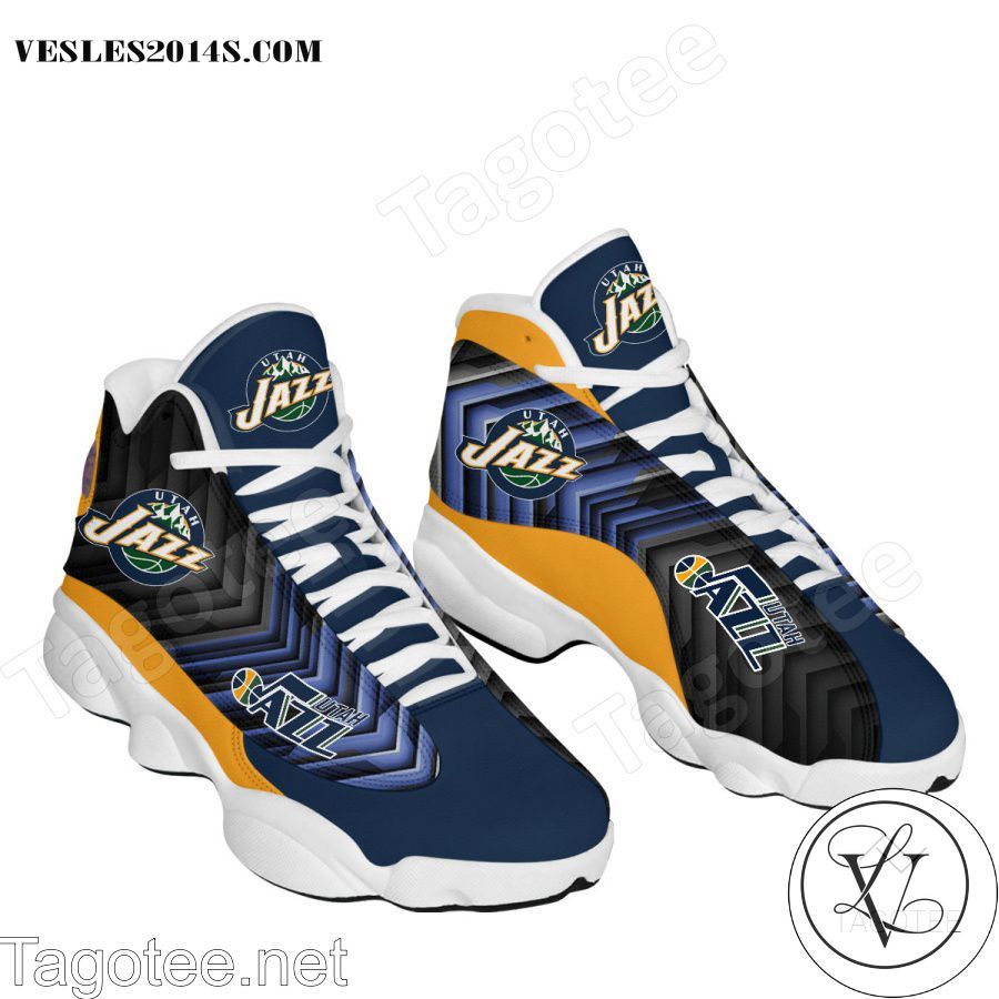 Utah Jazz Air Jordan 13 Shoes-a