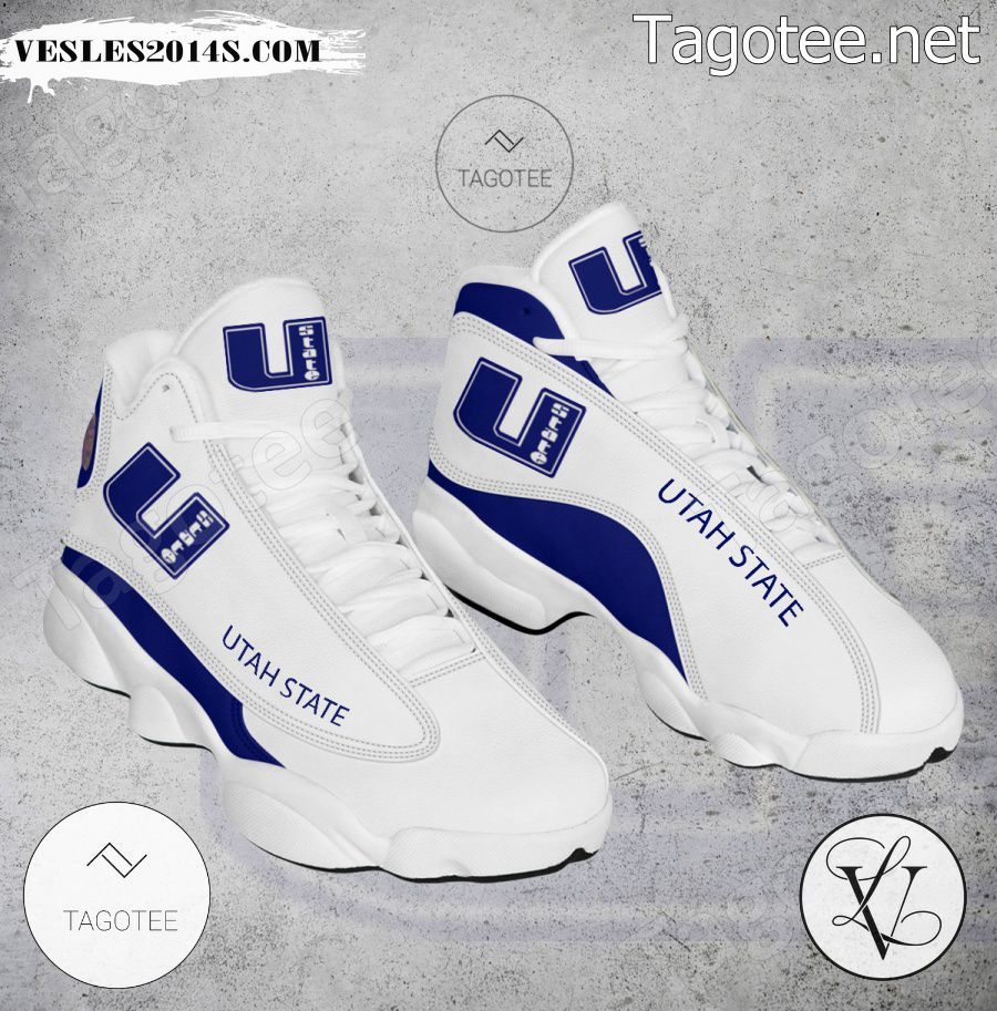 Utah State NCAA Logo Air Jordan 13 Shoes Utah State NCAA Logo Air Jordan 13 Shoes