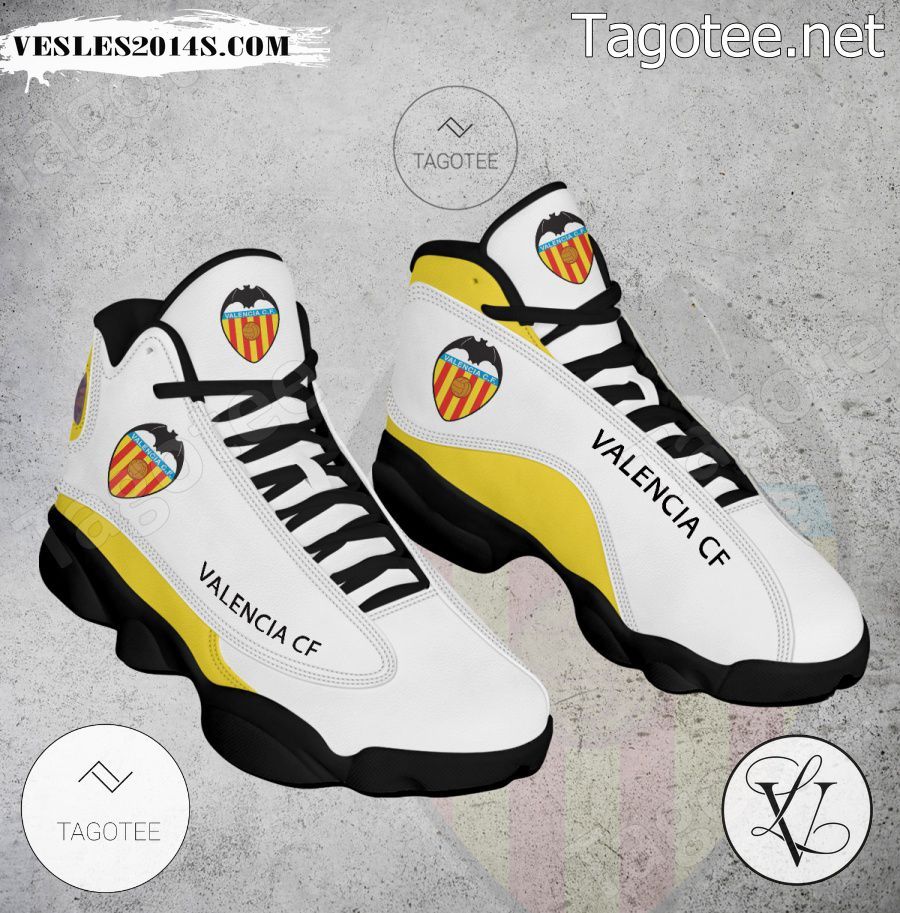 Valencia CF Logo Air Jordan 13 Shoes - BiShop-a