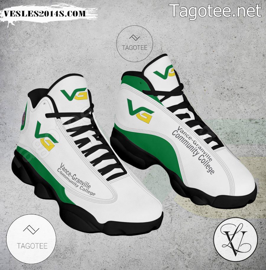 Vance Granville Community College Logo Air Jordan 13 Shoes - EmonShop-a