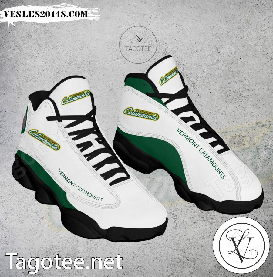 Vermont Catamounts Club Air Jordan 13 Shoes - BiShop-a