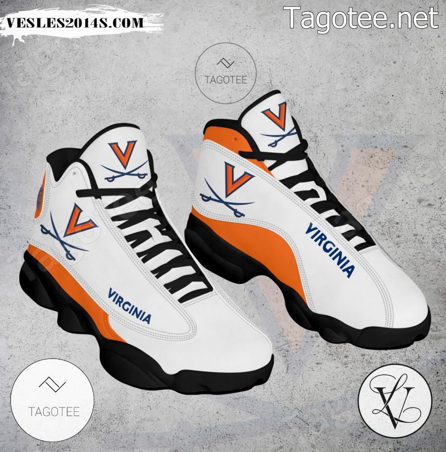 Virginia NCAA Logo Air Jordan 13 Shoes - BiShop-a