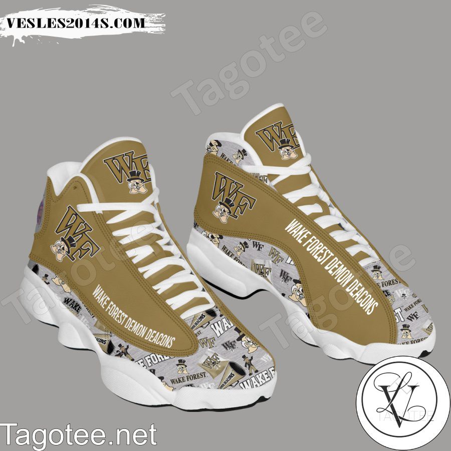 Wake Forest Demon Deacons Air Jordan 13 Shoes-a
