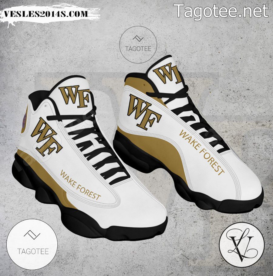 Wake Forest NCAA Logo Air Jordan 13 Shoes - BiShop-a