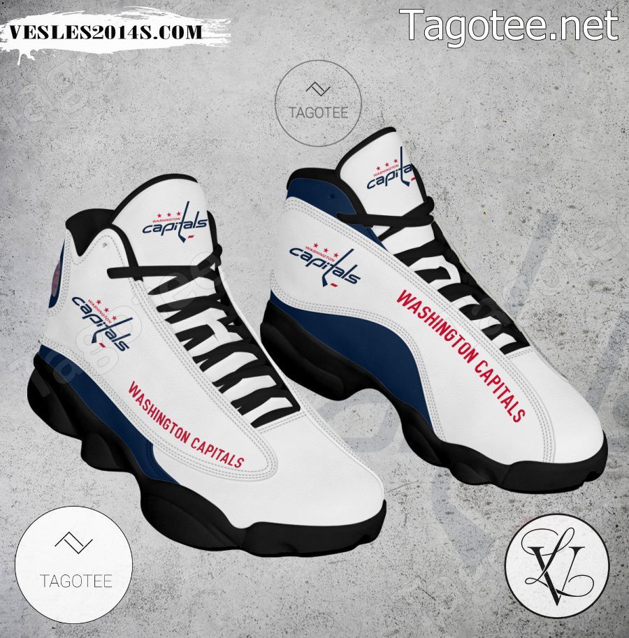 Washington Capitals Logo Air Jordan 13 Shoes - EmonShop-a