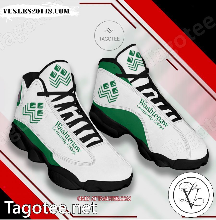 Washtenaw-Community-College Logo Air Jordan 13 Shoes - BiShop a