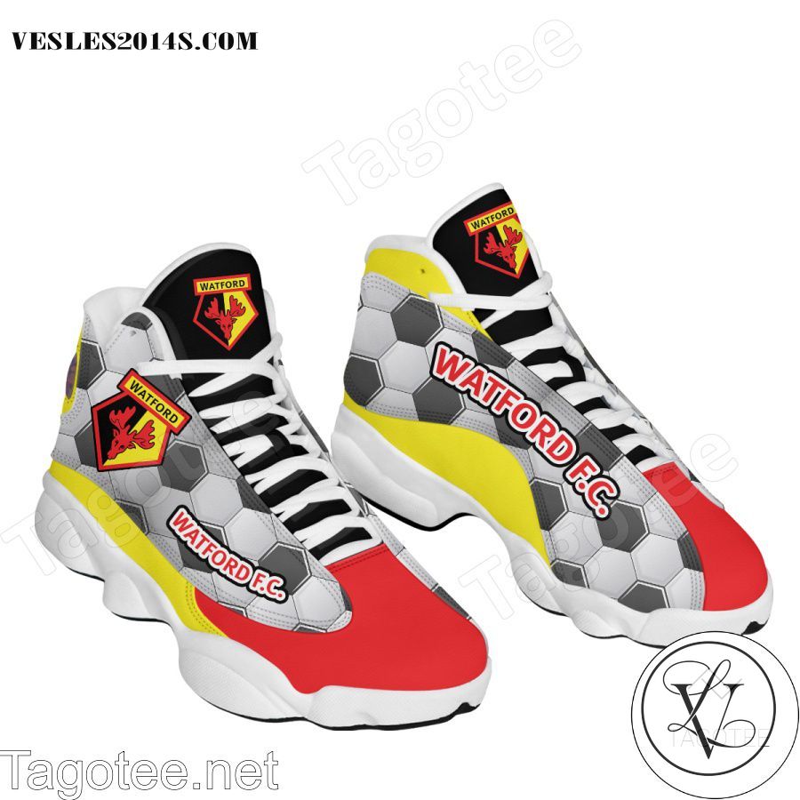 Watford Air Jordan 13 Shoes-a