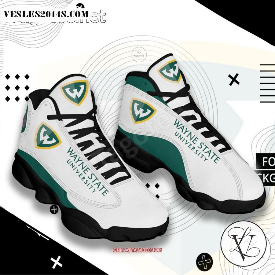 Wayne State University Logo Air Jordan 13 Shoes Wayne State University Logo Air Jordan 13 Shoes
