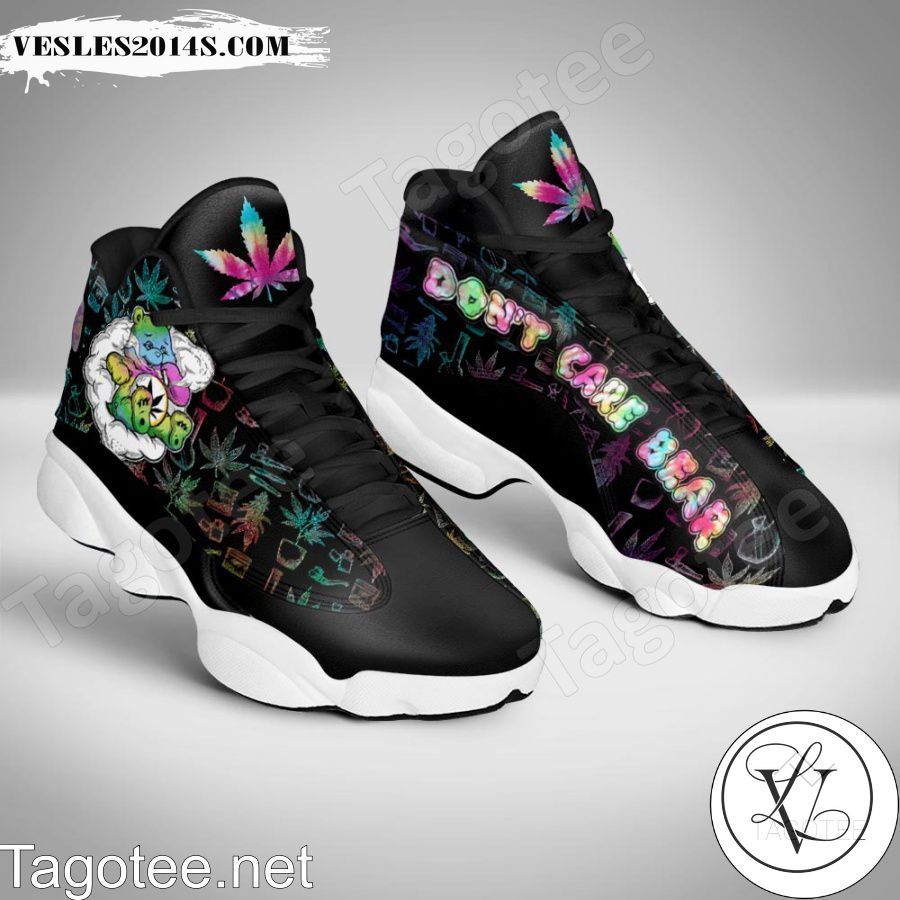 Weed Dont Care Bear Black Air Jordan 13 Shoes Weed Dont Care Bear Black Air Jordan 13 Shoes