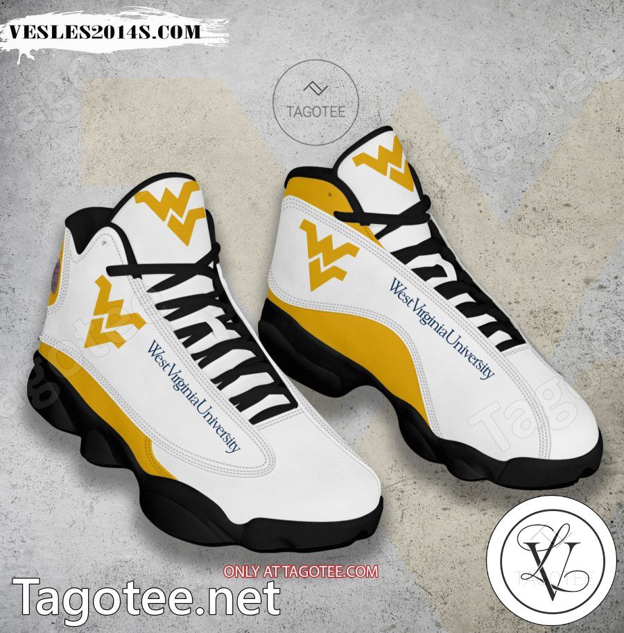 West-Virginia-University Air Jordan 13 Shoes - EmonShop a