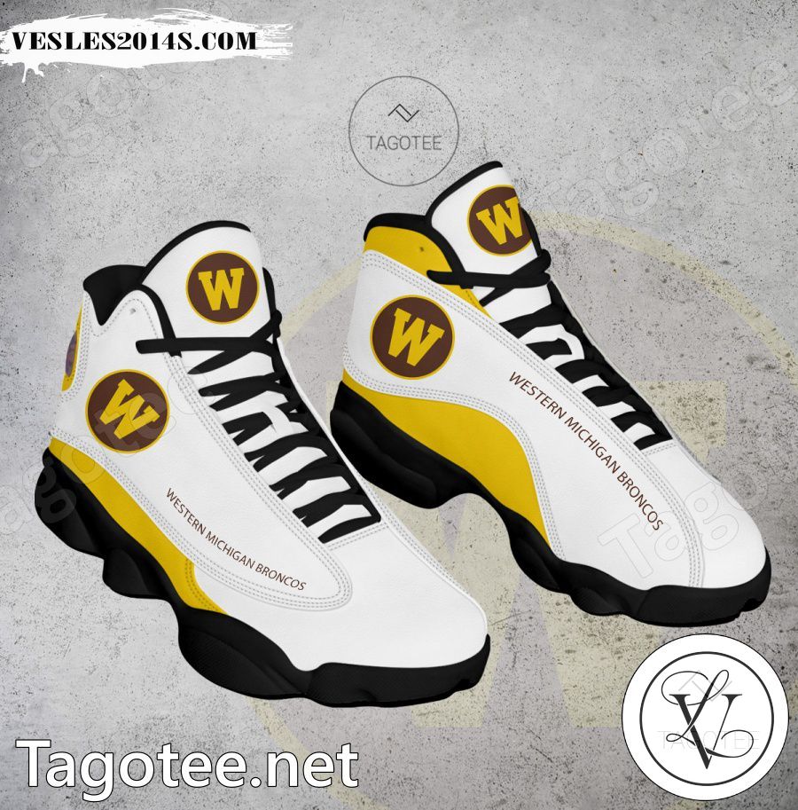 Western Michigan Broncos Club Air Jordan 13 Shoes - BiShop-a