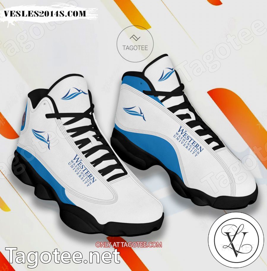 Western-Washington-University Logo Air Jordan 13 Shoes - BiShop a