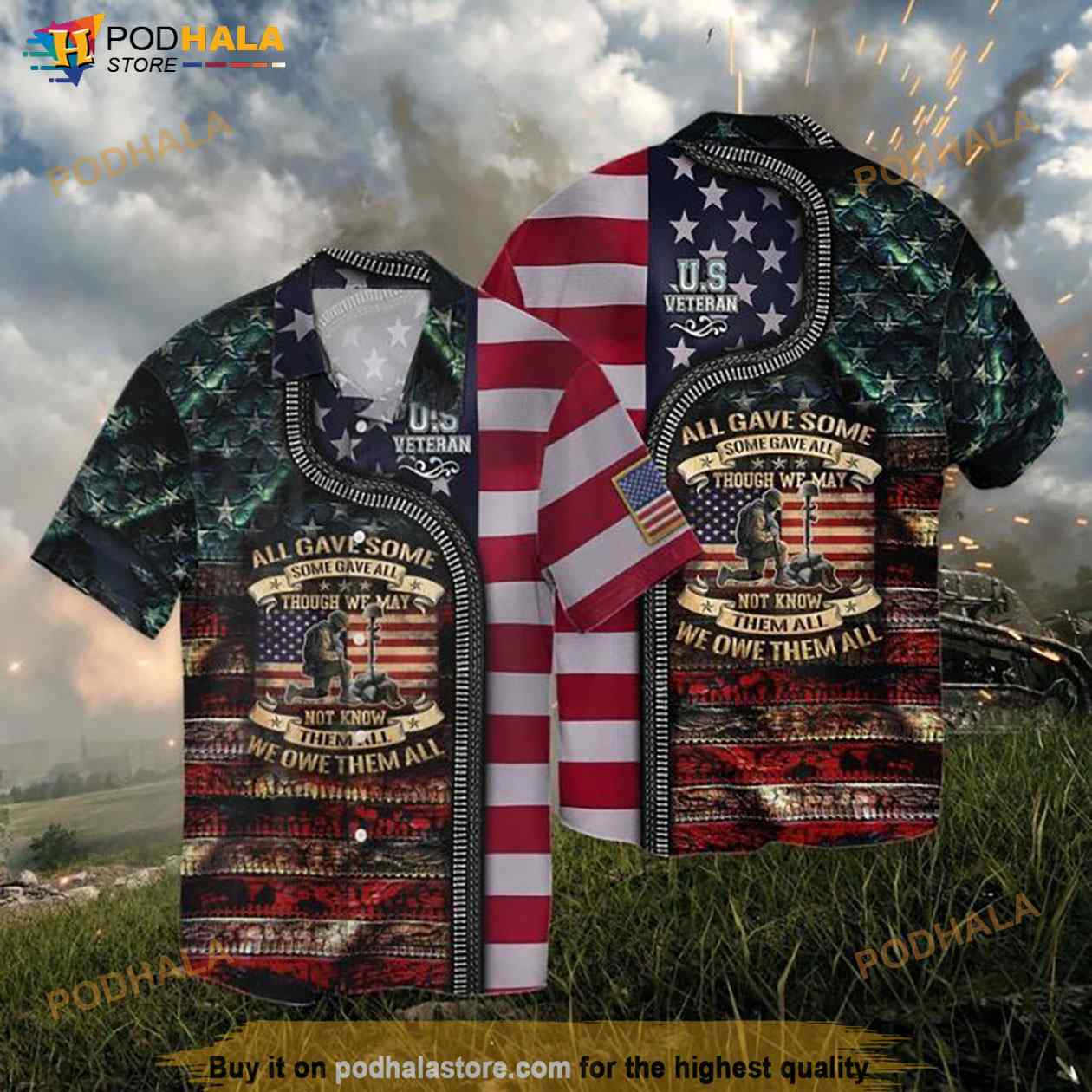 4th Of July Memorial Day All Gave Some Owe Owe Them All Hawaiian Shirt 4th Of July Memorial Day All Gave Some Owe Owe Them All Hawaiian Shirt