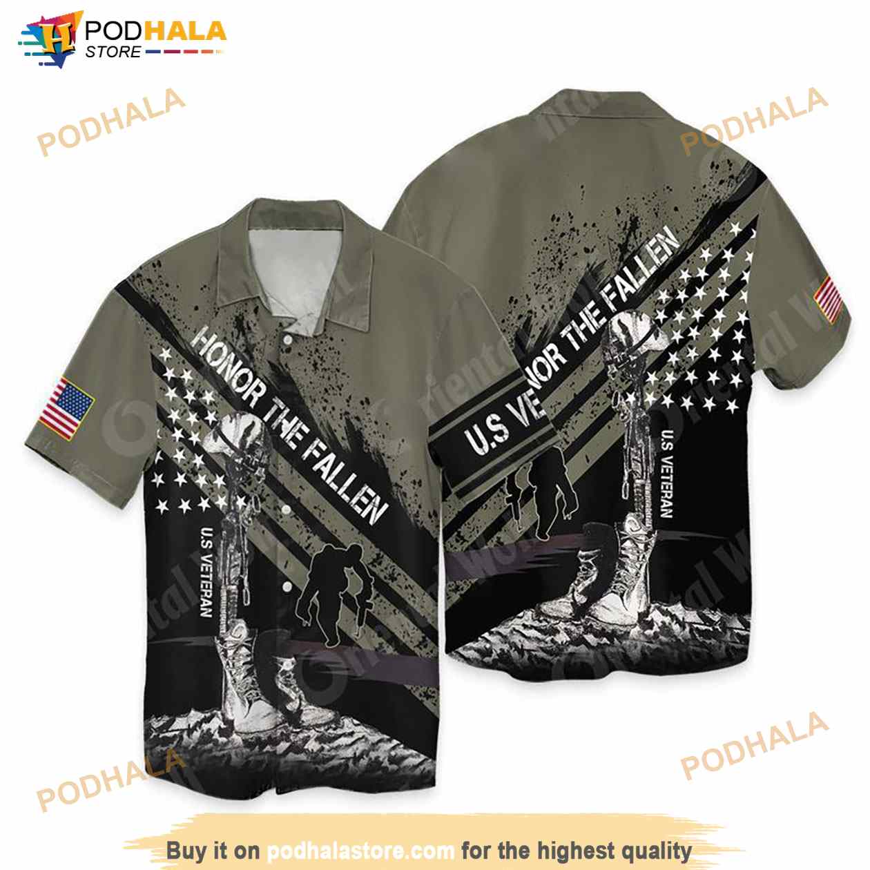 4th Of July Memorial Day Veteran Honor The Fallen Hawaiian Shirt 4th Of July Memorial Day Veteran Honor The Fallen Hawaiian Shirt