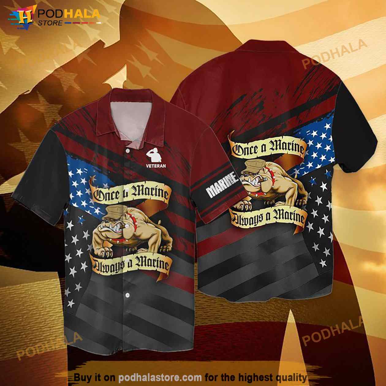 4th Of July Veteran Once A Marine Always A Marine Hawaiian Shirt 4th Of July Veteran Once A Marine Always A Marine Hawaiian Shirt