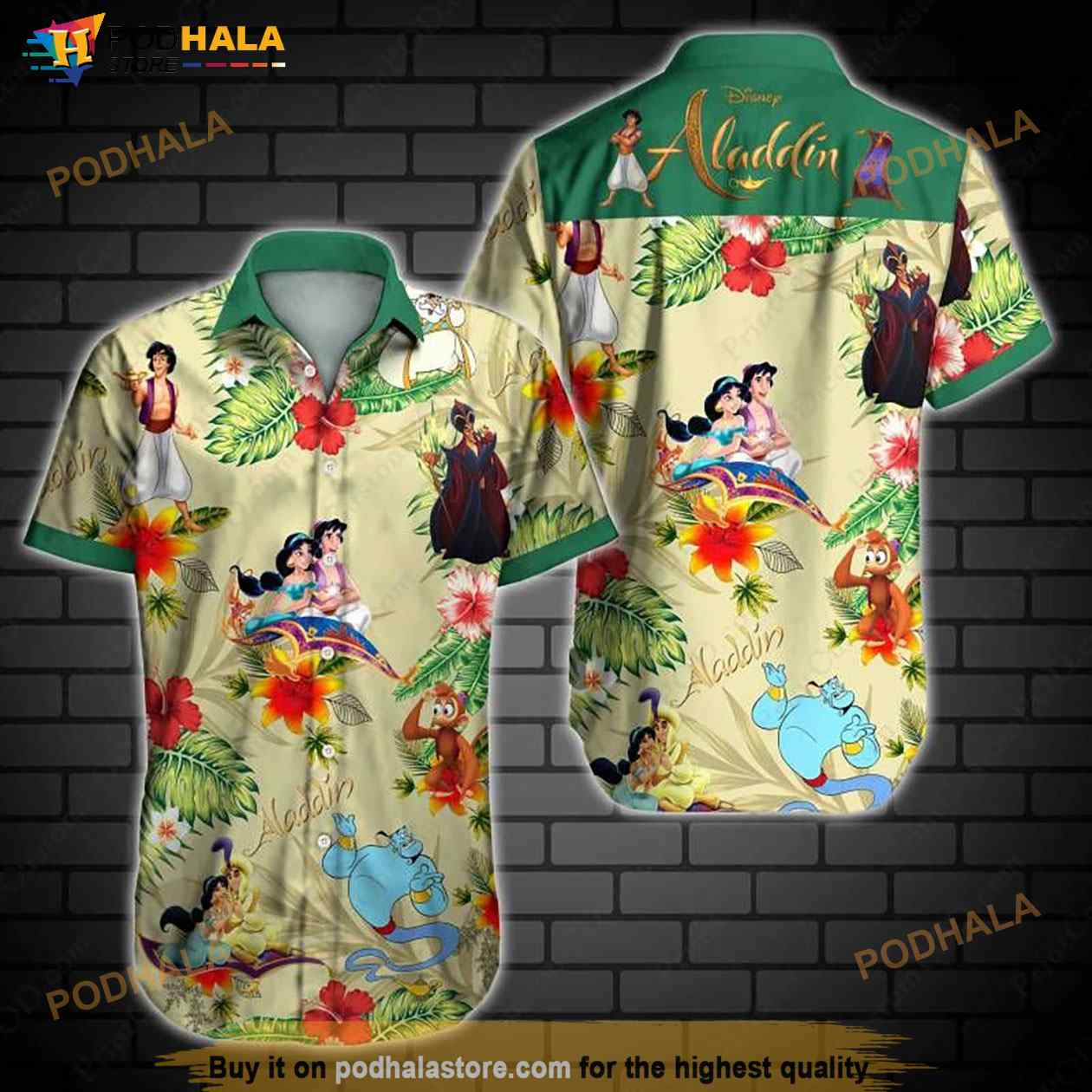 Aladdin Hawaiian Shirt Aladdin Hawaiian Shirt