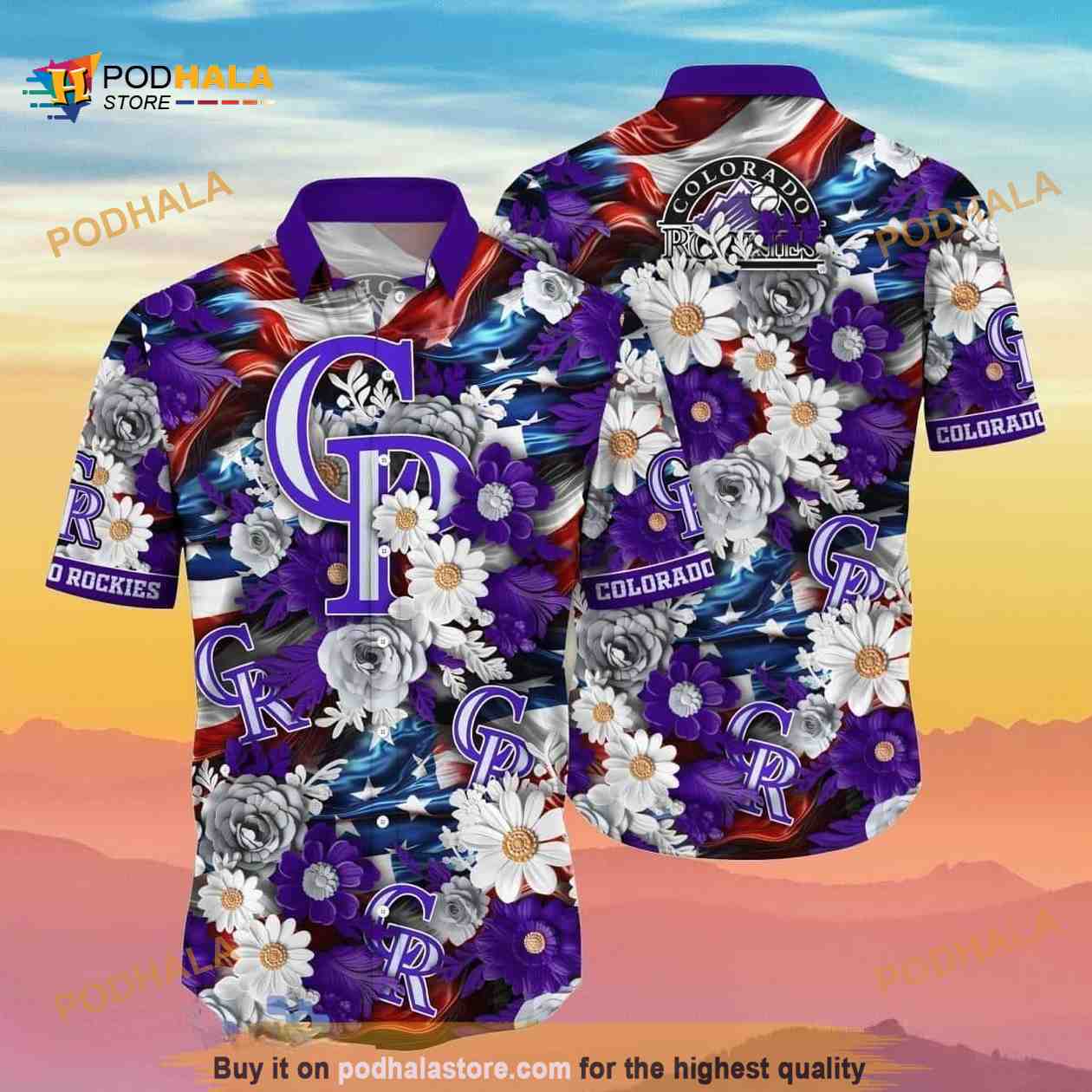 Aloha Colorado Rockies MLB Hawaiian Shirt Aloha Colorado Rockies MLB Hawaiian Shirt