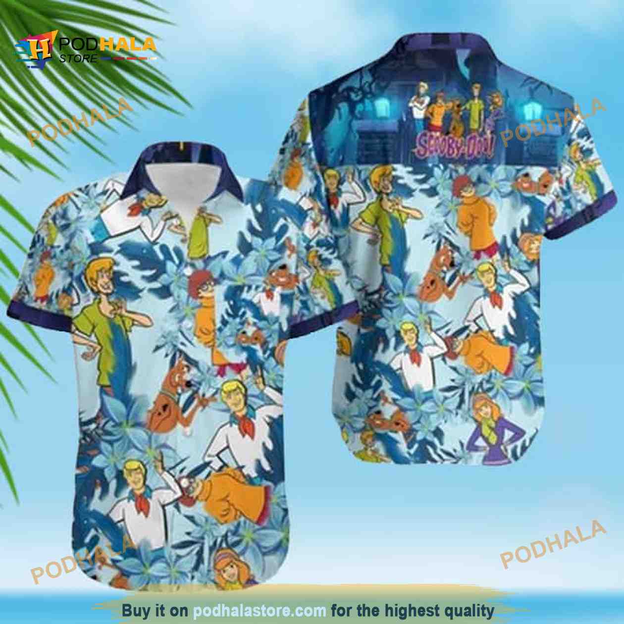 Aloha Scooby Doo Funny Hawaiian Shirt Gift For Beach Lovers Aloha Scooby Doo Funny Hawaiian Shirt Gift For Beach Lovers