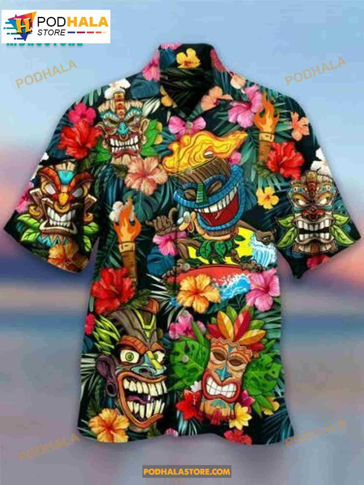 Aloha Summer Father Son Coral Hibiscus Hawaiian Shirt Aloha Summer Father Son Coral Hibiscus Hawaiian Shirt