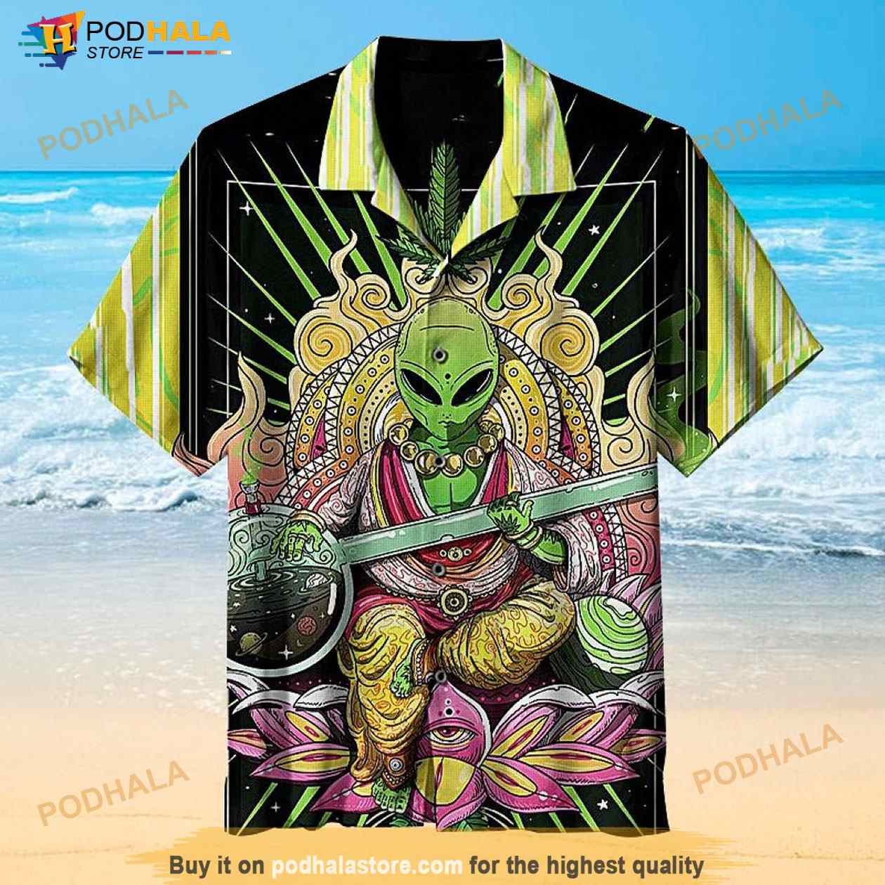 Amazing Alien Hawaiian Vintage Summer Shirt Amazing Alien Hawaiian Vintage Summer Shirt