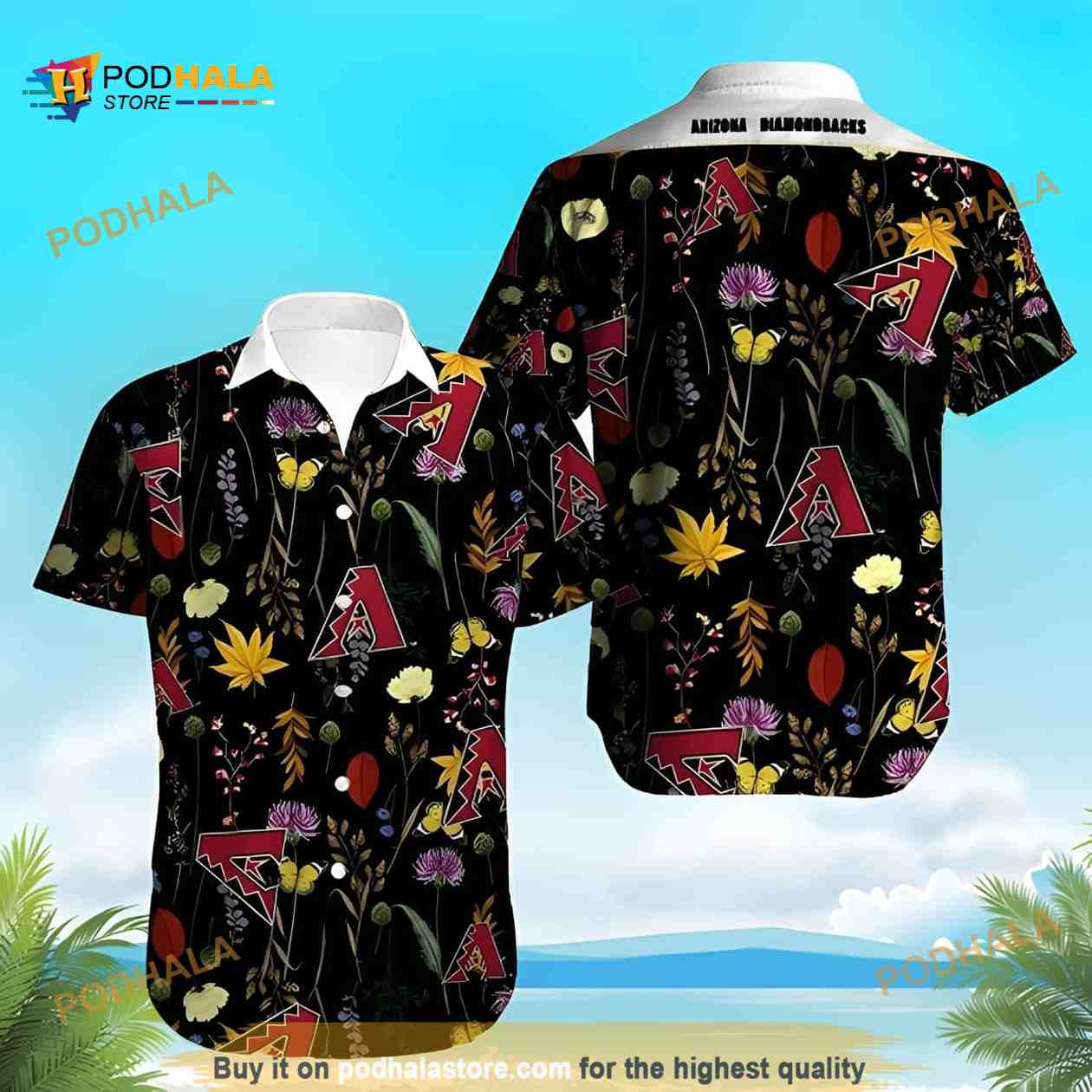 Arizona Diamondbacks MLB Hawaiian Shirt Arizona Diamondbacks MLB Hawaiian Shirt
