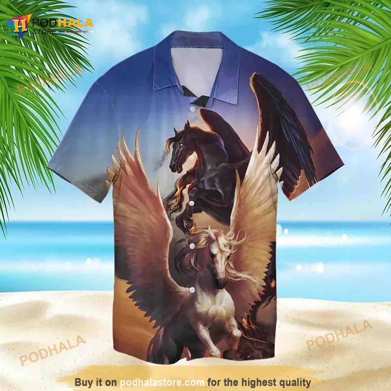 Artistic Horse Hawaiian Shirt Artistic Horse Hawaiian Shirt