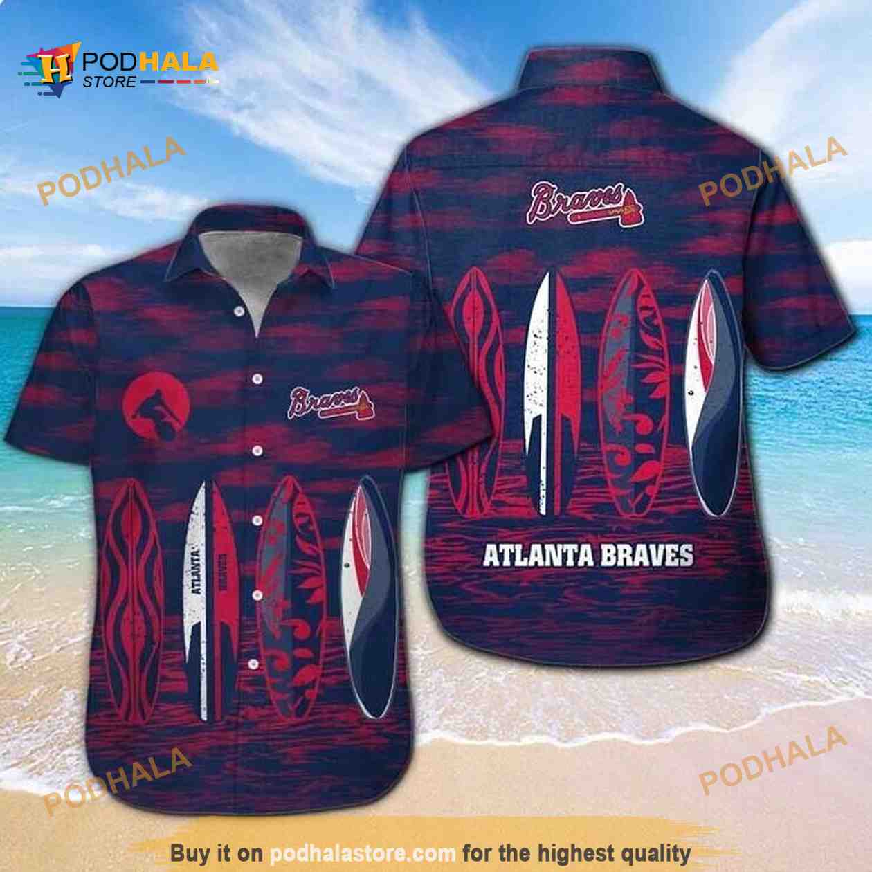 Atlanta Braves MLB Hawaiian Shirt 3D Atlanta Braves MLB Hawaiian Shirt 3D