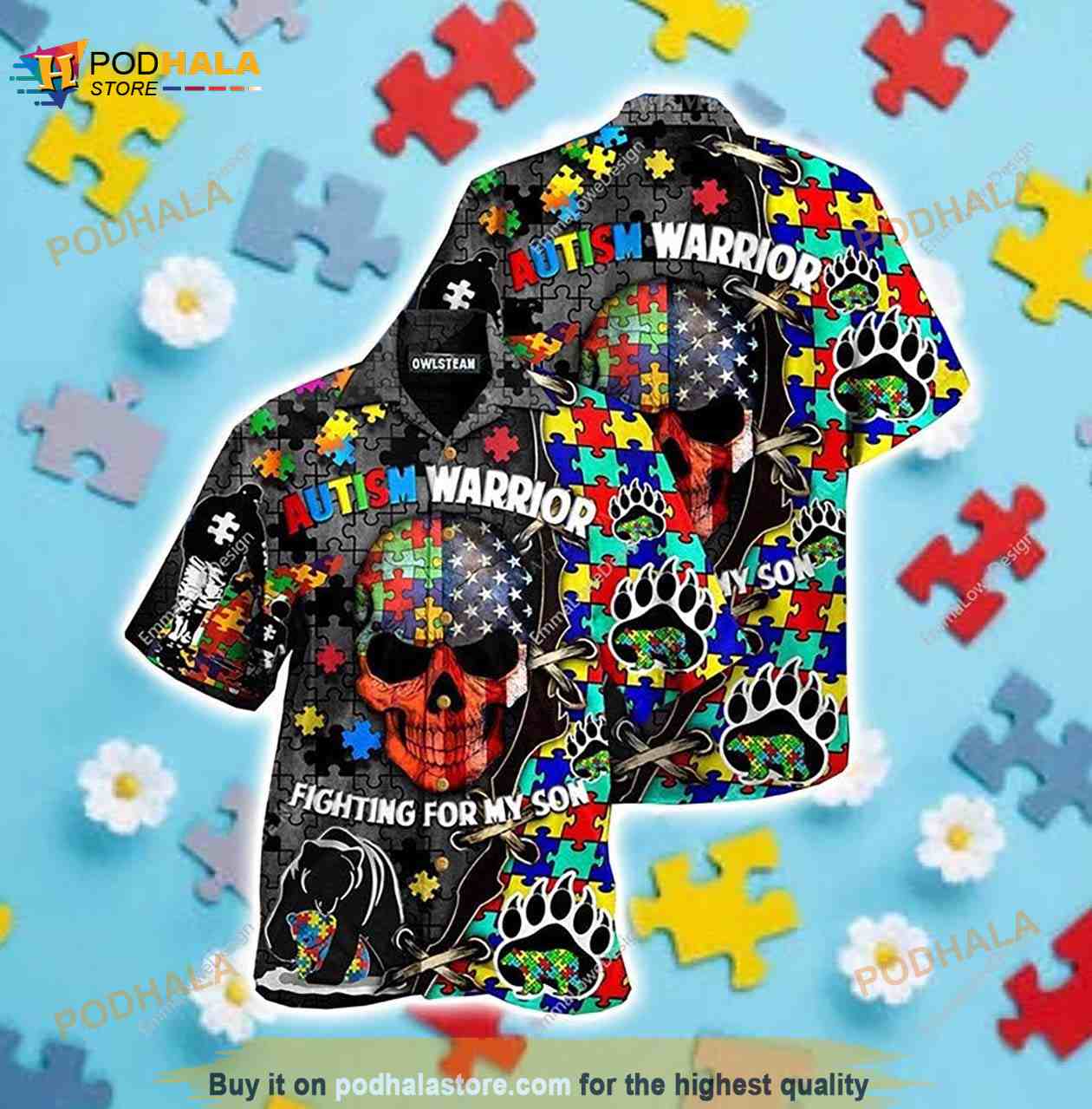 Autism Awareness Funny Hawaiian Shirt Autism Awareness Funny Hawaiian Shirt