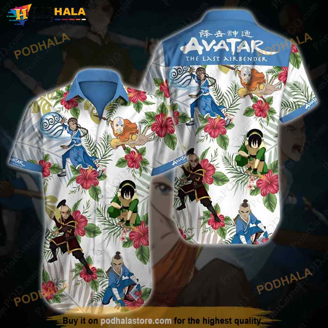 Avatar The Last Airbender Hawaiian Shirt Avatar The Last Airbender Hawaiian Shirt