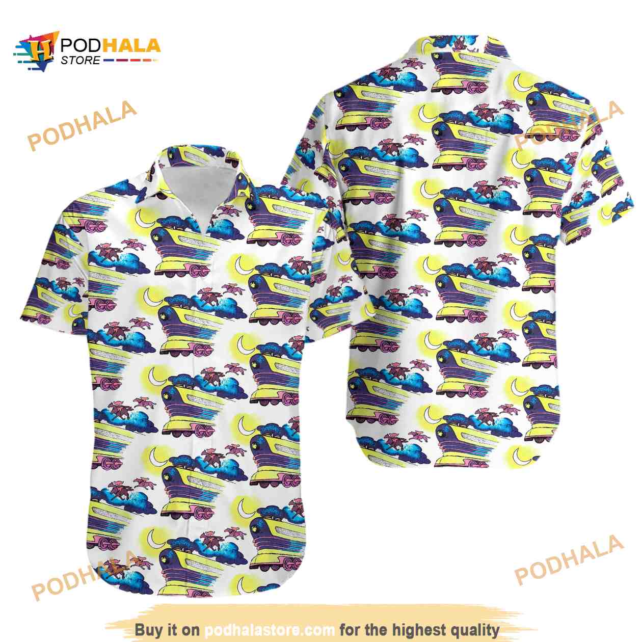 Back to the Future Doc Brown Funny Hawaiian Shirt Back to the Future Doc Brown Funny Hawaiian Shirt