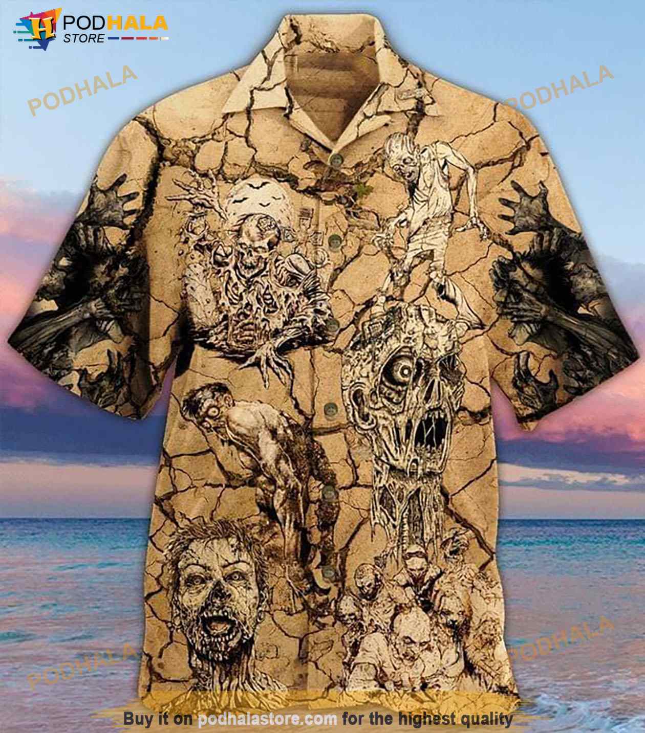 Basset Hound Dog Camping And Halloween And Summer Print Hawaiian Shirt Basset Hound Dog Camping And Halloween And Summer Print Hawaiian Shirt