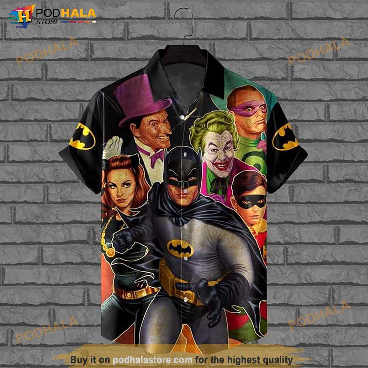 Batman 2 Print Hawaiian Shirt Batman 2 Print Hawaiian Shirt