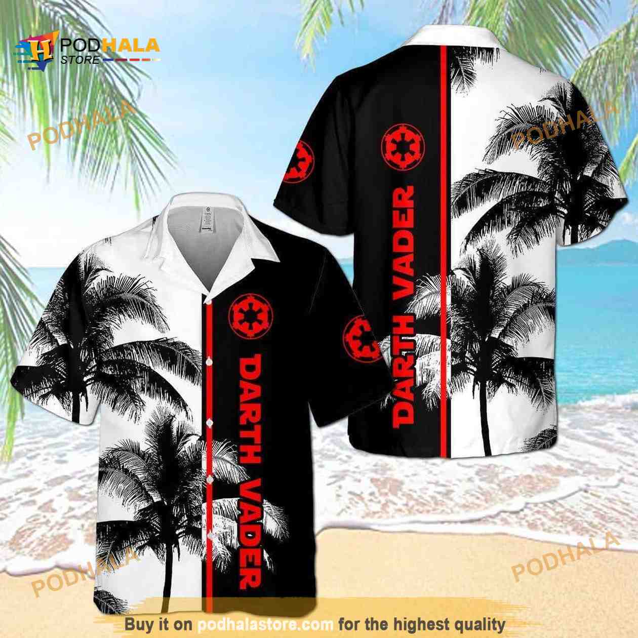 Beach Aloha Darth Vader Funny Hawaiian Shirt For Summer Lovers Beach Aloha Darth Vader Funny Hawaiian Shirt For Summer Lovers